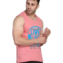 SLOWLORIS Men Typography 2 Applique Slim Fit T-shirt image 5