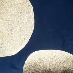 HOSTA HOMES Blue & Gold-Toned Set of 5 Velvet Square Cushion Covers image 2