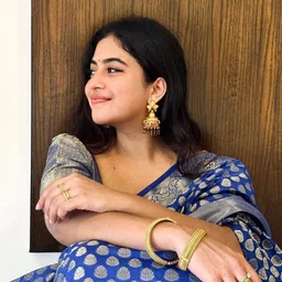 CANIZZARO Woven Design Zari Silk Blend Handloom Banarasi Saree image 5