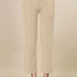 DTR FASHION Women Regular Fit Mid-Rise Wide-Leg Trousers image 5