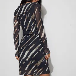 Ginger by Lifestyle Print Mini Dress image 5