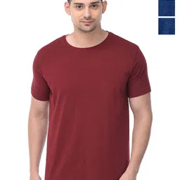 COLOR CAPITAL Pack of 3 Unisex Solid Round Neck Cotton T-Shirts-image-70