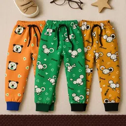 CORTICA Boys Pack Of 3 Assorted Woollen Joggers-picture-14