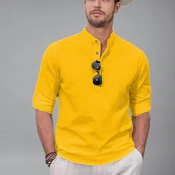 RawCraft Men Kurta image 3