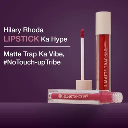 Hilary Rhoda Matte Trap Liquid Lipstick- 5ml- Ping Me Up image 2
