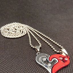 J.S ENTERPRISES Heart Shaped Pendants with Chains-picture-12