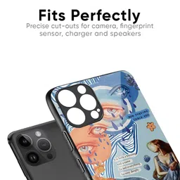 QRIOH Abstract Printed Apple iPhone 16e Back Case Mobile Accessories image 4