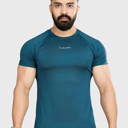 FUAARK Men Solid Round Neck Slim Fit T-shirt-picture-14