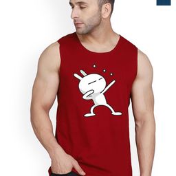 SLOWLORIS Pack Of 2 Printed Round Neck Innerwear Vests-picture-38
