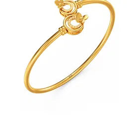 Joyalukkas 22KT Delicate Butterfly Gold Bangle- 9.046 gms image 3