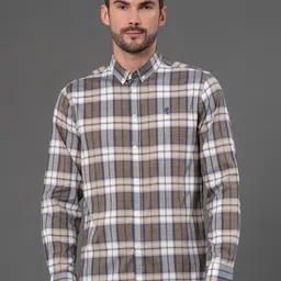 Red Tape Men Checked Casual Shirt-image-17