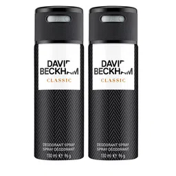 DAVID BECKHAM Men Set of 2 Classic Deodorant Body Spray - 150 ml Each-picture-13