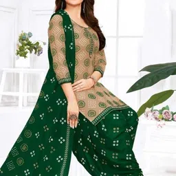 Polyster/Crepe fabric-Charvi Fabulous Salwar Suits & Dress Materials-picture-16