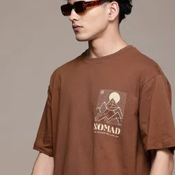 The Roadster Lifestyle Co. Pure Cotton Relaxed Fit T-shirt-picture-25