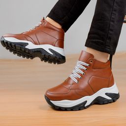 Bxxy Men Round Toe High-Top Elevator Sneakers-picture-43