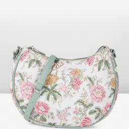 Anouk Floral Printed Structured Sling Bag-picture-30