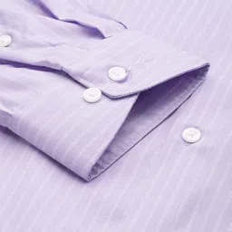 Van Heusen Pure Cotton Custom Fit Striped Formal Shirt image 3