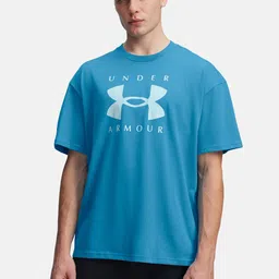 UNDER ARMOUR Oversized Fit Brand Logo Printed Training or Gym T-shirt-picture-10
