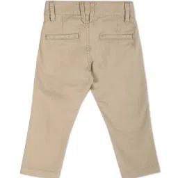 U.S. Polo Assn. Kids Beige Solid Trousers image 2