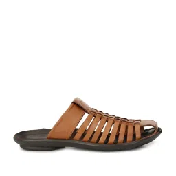 Hitz Men's Tan Mule Shoes image 2