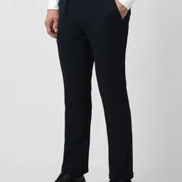 Van Heusen Navy Skinny Fit Trousers image 3