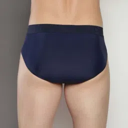 Calvin Klein Blue Shadow Relaxed Fit Logo Printed Briefs image 2