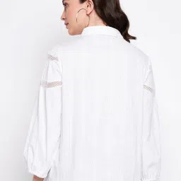 MADAME White Cotton Shirt image 2