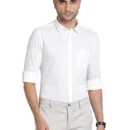 Turtle White Cotton Slim Fit Shirts-image-19
