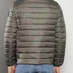 Calvin Klein Jeans Gunmetal Regular Fit Quilted Puffer Jacket image 2