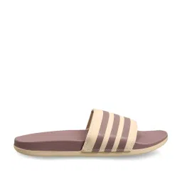 Adidas Women's ADILETTE COMFORT Cream Slides image 2