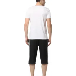 Vimal Jonney White & Black T-Shirt & Capris image 2