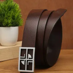 Carlton London Brown Leather Waist Belt For Men-picture-18