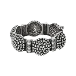 Teejh Silver-Plated Archita Stacked Bracelets for Women - Set of 3 image 2