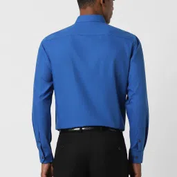 Peter England Powder Blue Regular Fit Shirt image 2