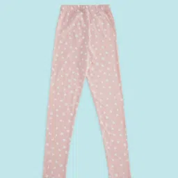 Pantaloons Junior Green & Peach Printed Leggings (Pack of 2) image 2