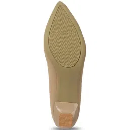 Carlton London Women's Beige Pump Shoes image 5