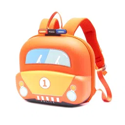 Little Surprise Box Police Joyride Orange Printed Backpack image 2