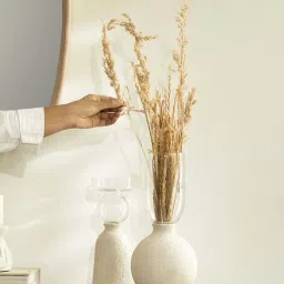 Ellementry Eggshell Ecomix Kifa Round Vase image 2