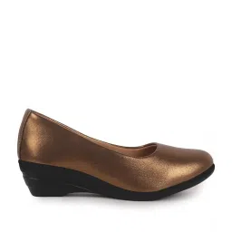Fausto Women's Copper Wedge Pumps image 2