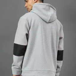 Club York Grey Fleece Regular Fit Print Sweatshirt image 2