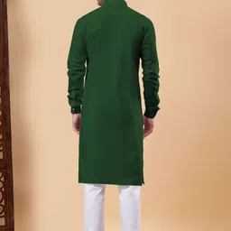 Yugnik Men Regular Pure Cotton Kurta with Pyjamas image 3