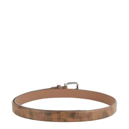 Alvaro Castagnino Brown Narrow Belt for Women image 2