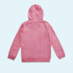 Pantaloons Junior Pink Cotton Embellished Full Sleeves Sweatshirt image 2