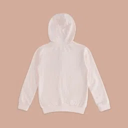 Pantaloons Junior Peach Cotton Printed Full Sleeves Sweatshirt image 2