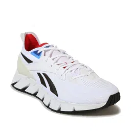 Reebok Men's Zig Kinetica 3 White Running Shoes image 2