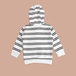 Pantaloons Baby White & Black Cotton Printed Full Sleeves Sweatshirt image 2