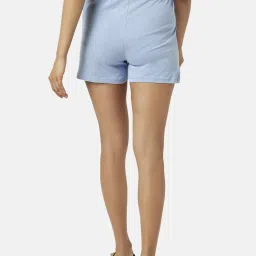 Dreamz by Pantaloons Blue Cotton Graphic Print Shorts image 2