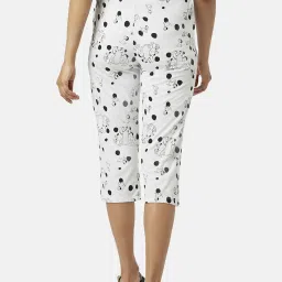 Dreamz by Pantaloons Grey Cotton Printed Capris image 2