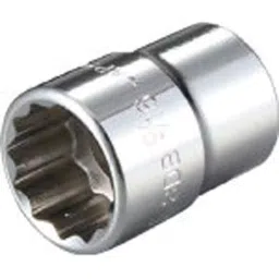 TONE Socket 12-Square Type, inch Size 12.7 mm, 4DB-10 image 2