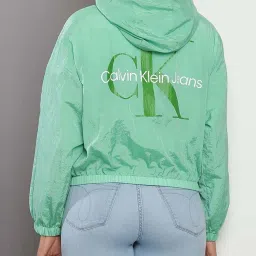 Calvin Klein Jeans Neptunes Wave Logo Relaxed Fit Casual Jacket image 2